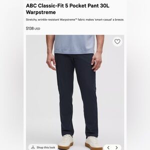 Men's Lululemon pants